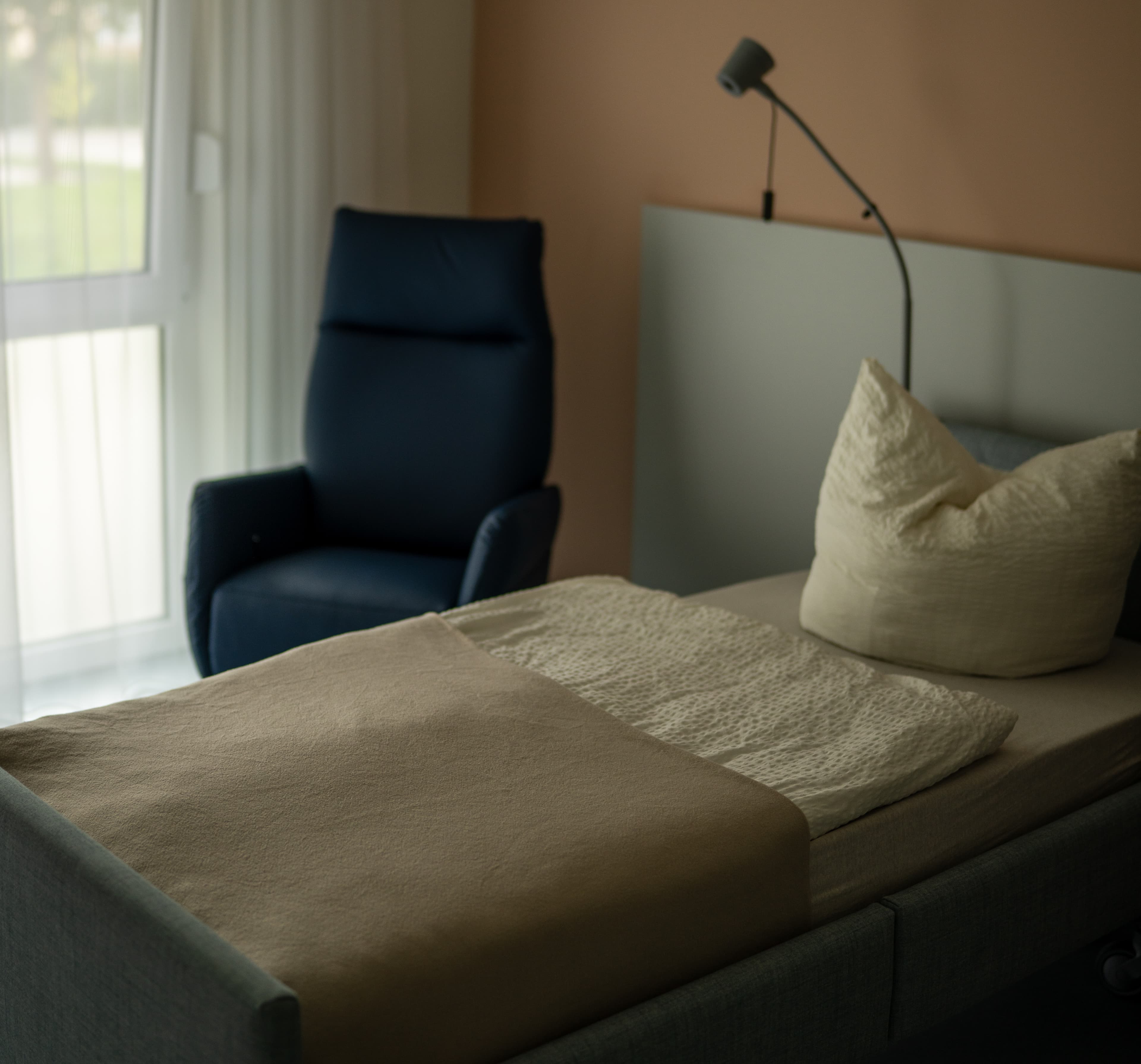 Gästezimmer im Hospiz Hoffnungsland